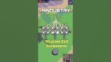 No thinking required Silicon 2x2 schematic #mindustryv7 #gaming #silicon #mindustry bad
