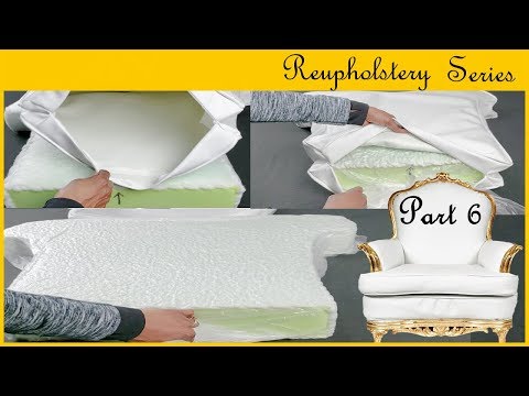 How To Attach Fabric To Foam Cushion