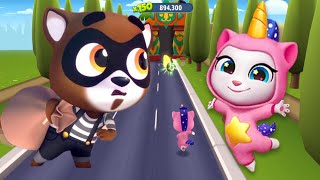 Talking Tom Gold Run Gameplay - Unicorn Angela Gold Run in Lava - Full screen - Android Gameplay 🔥