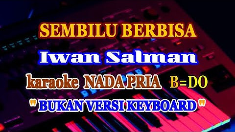 Sembilu Berbisa - Iwan Salman - karaoke nada rendah/pria || B=DO