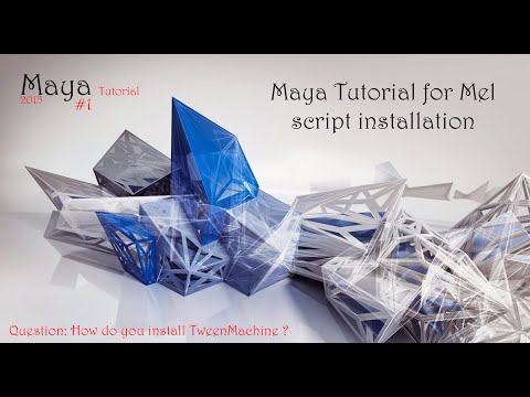 Maya Tutorial for Mel script installation