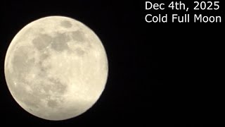 Cold full moon 4DEC25