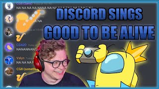 Discord Sings : Good To Be Alive - Featuring CG5! ( Among Us Original Song ) Resimi