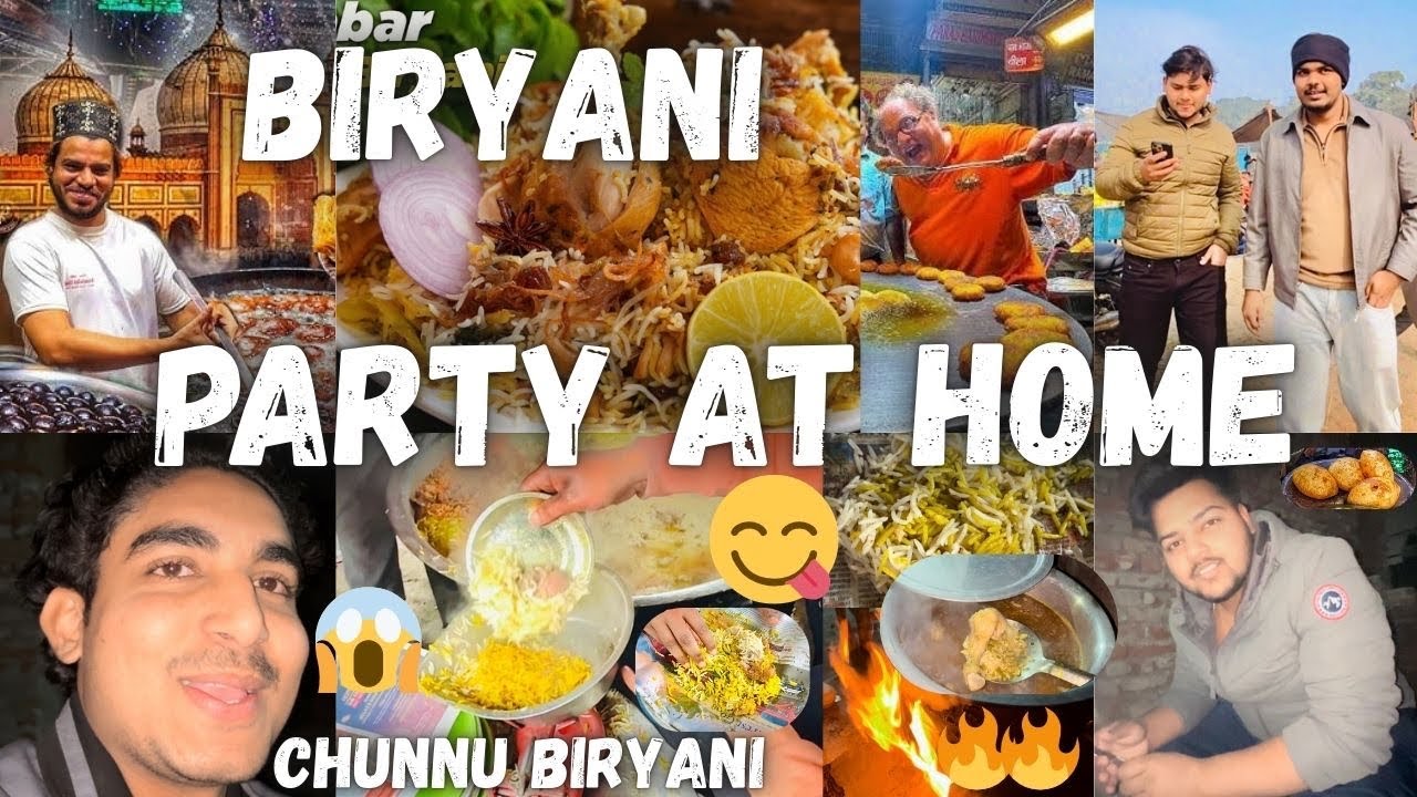 BIRYANI PARTY AT HOME 🥘 