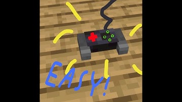 How to make a gaming controller in Minecraft!