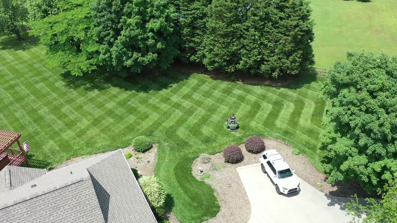 Lawn Zig Zag Stripe Pattern YouTube