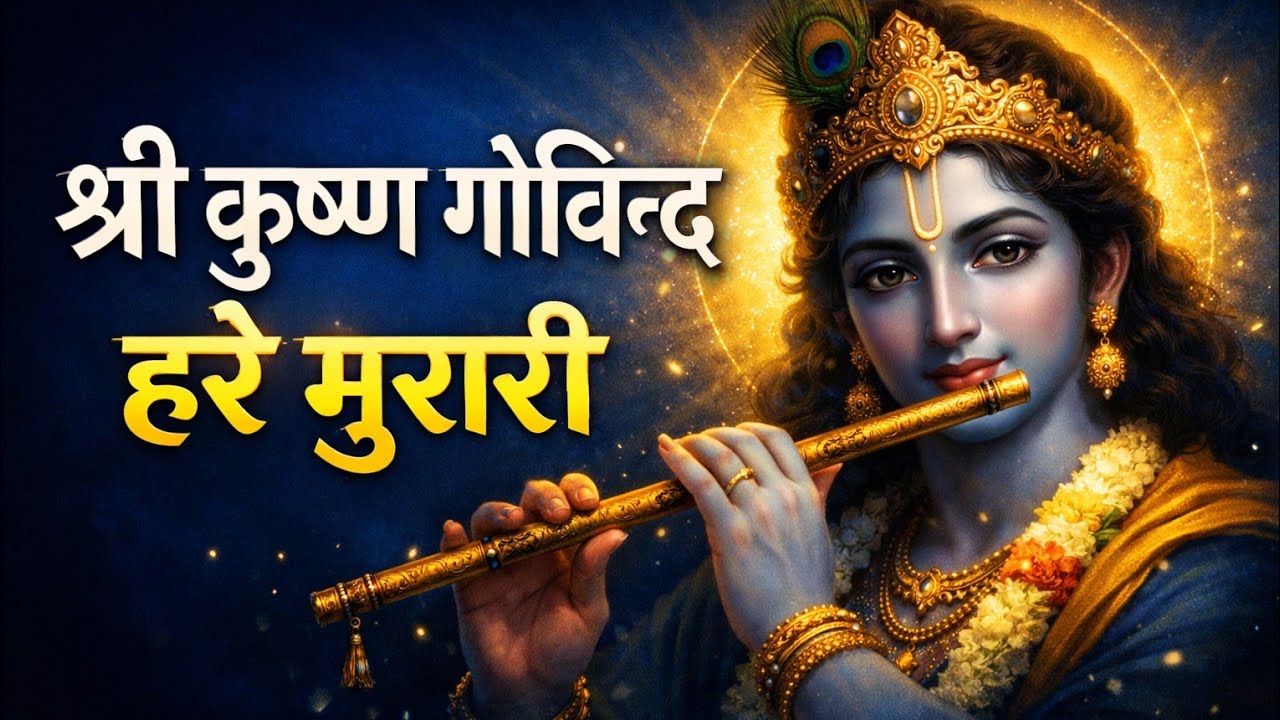 ♪♪««Shri Krishna Govind Hare Murari »»♦Peace & Meditation | कृष्ण भजन ♦Bhakti♪ Gyan♪ Sundar♪