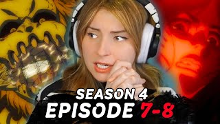 WAIT, WHO IS BACK!!??! | *Attack on Titan* [S4 Ep. 7-8]