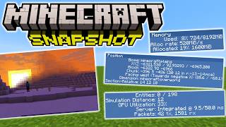 Improved Debug Screen & Better Terrain Blending | Minecraft 26.4 Snapshot 2 Full Recap