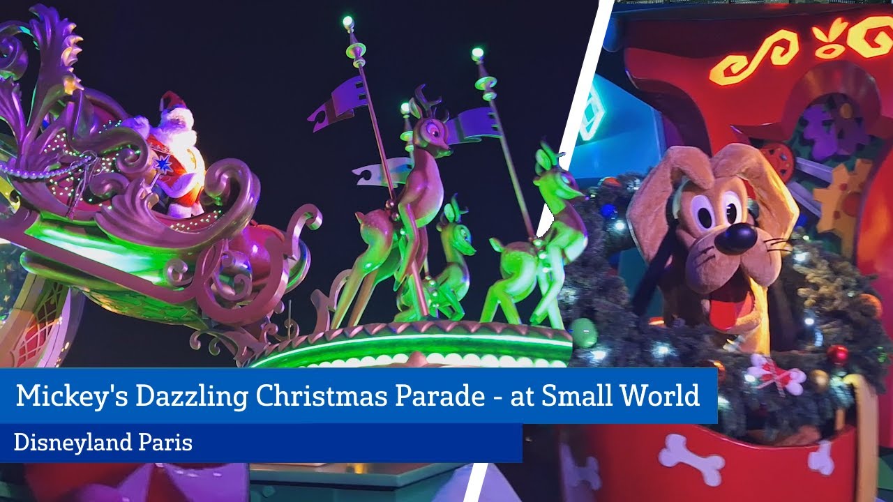 Mickey's Dazzling Christmas Parade 2024 - 'Small World Parade Route' - Disneyland Paris