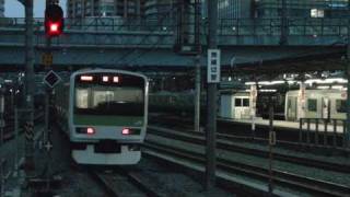 JR東日本　山手線E231系4ドア車【ﾄｳ552編成】回送　大崎駅発車