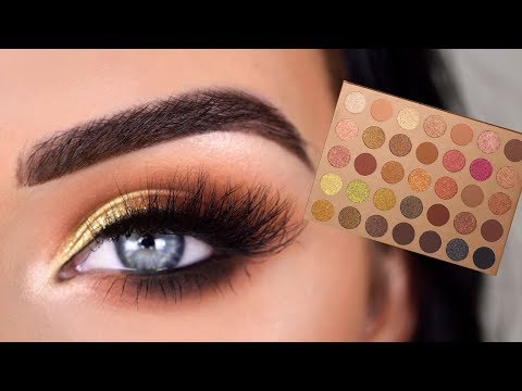 NEW Bronze Goals Eyeshadow Palette Eye Makeup Tutorial - YouTube