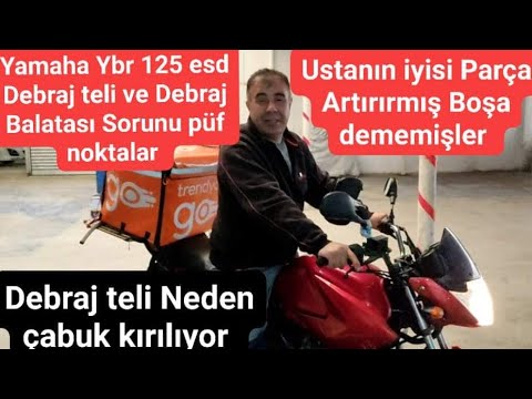 YAMAHA YBR 125 ESD DEBRİYAJ BALATASİ VE TELİ DEĞİŞİMİ PÜF NOKTALAR