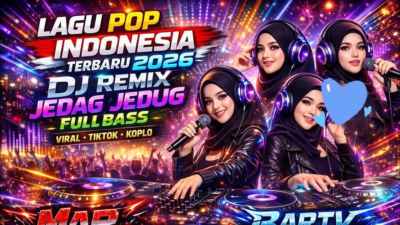 🎛️ALBUM DJ REMIX JEDAG JEDUG FULLBASS POP INDONESIA TERBARU 2026 VIRAL TIKTOK NONSTOP