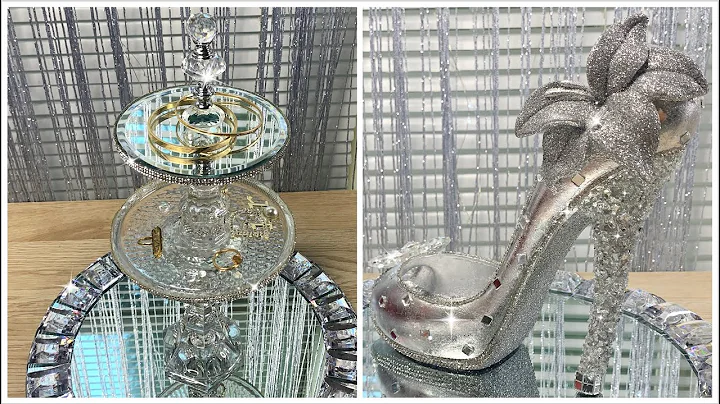 DIY Dollar Tree 2 Tier Glam Tray | DIY Goodwill Home Decor