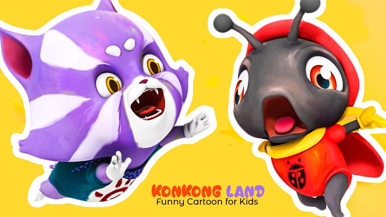 Funny Cartoon Compilation | Kongkong Land | Cartoon for kids | Wow Toonz