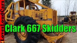 Clark 667C skidder