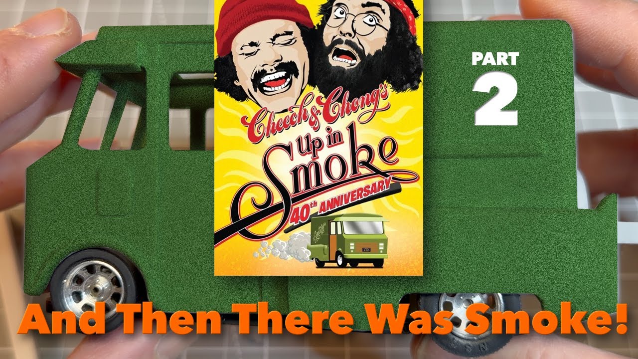Cheech & Chong FiberWeed Van 1/32 Scale Slot Car - PART 2 