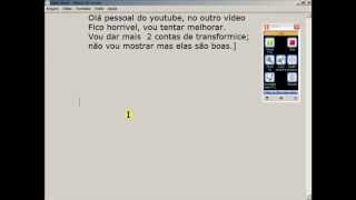 Dando 2 contas de Transformice (2013)