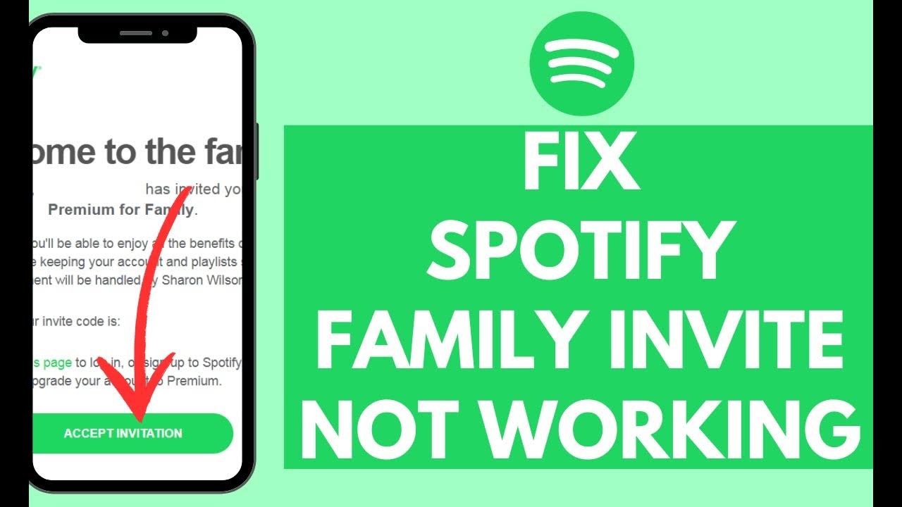How to Fix Family Invite Not Working on Spotify 2024 (Quick & Easy