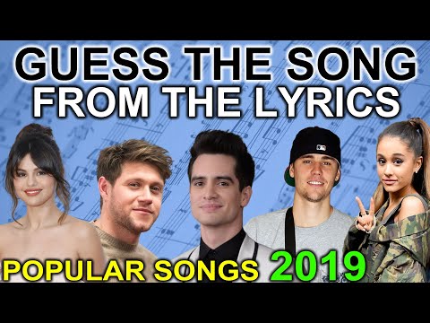 who-said-these-lyrics?-popular-songs-from-2019-|-20-songs-|-fun-quiz-questions