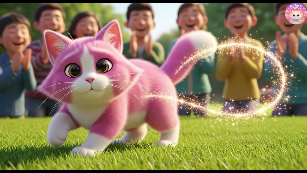 🌸 Puffy Cat’s Spring Garden Adventure 🐱🌼 | Dance, Bloom & Play with Puffy! 🌈🎶