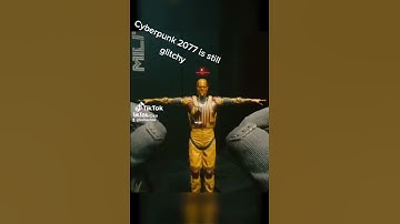 Cyberpunk 2077 is glitchy #shorts #cyberpunk2077 #edgerunners #glitch #funny #trending #tiktok #lol