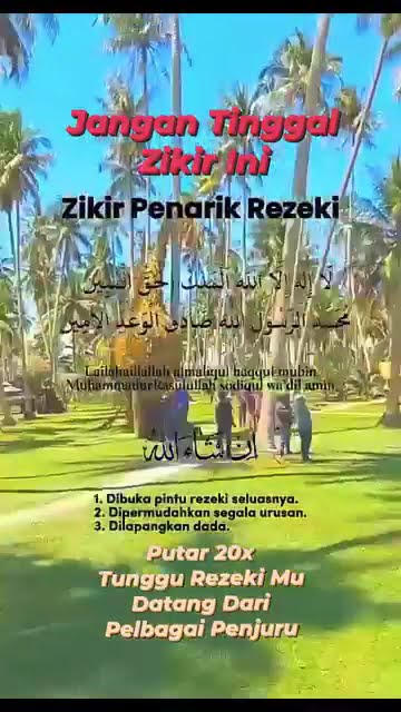 Jangan Tinggal Zikir Ini, Penarik Rezeki Dari Pelbagai Penjuru