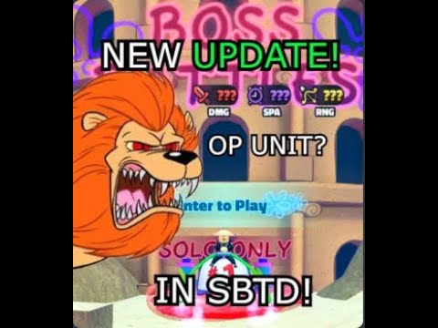 Sgv Update The NEW BOSS BATTLES update is crazy! - SBTD - YouTube
