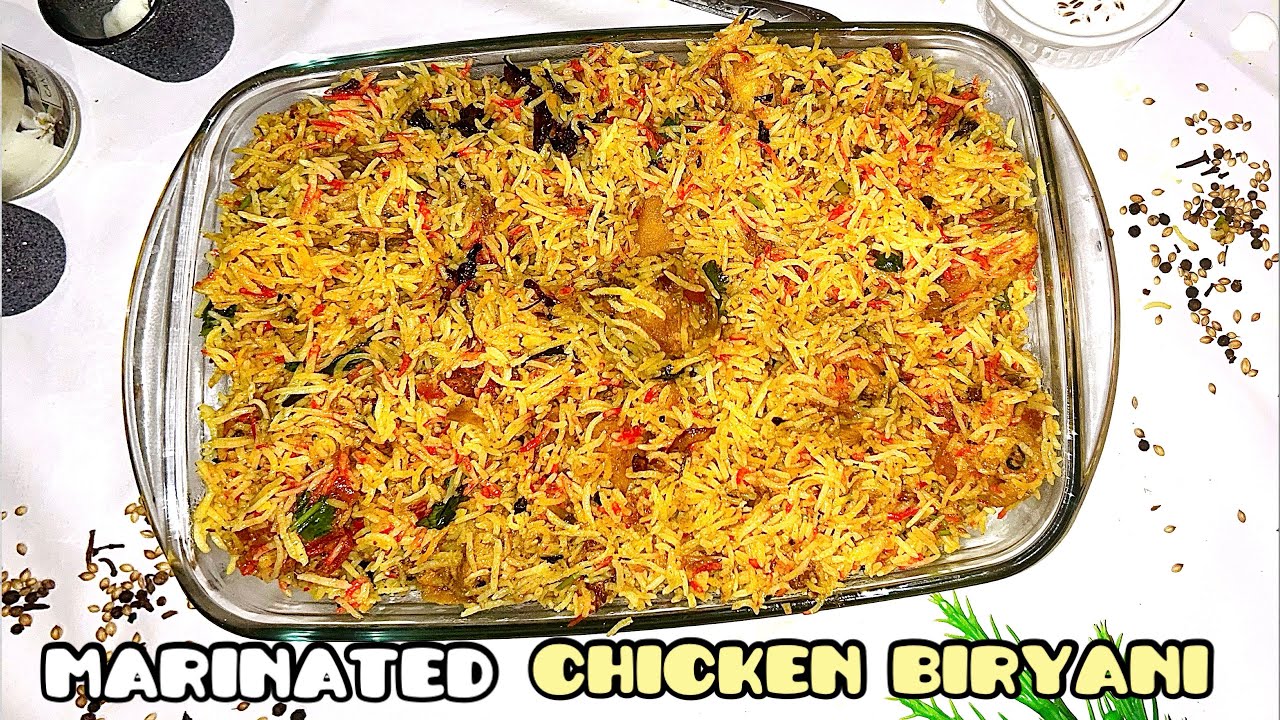 Full Masaledar Marinated Chicken Biryani | Freeze & Use Anytime