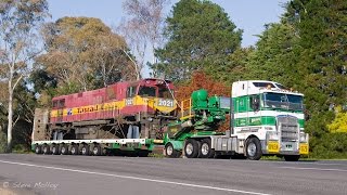 Doolans Kenworth K200 Moving Tasrail Locomotive