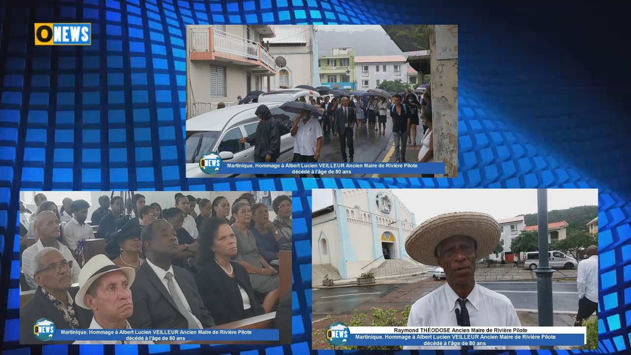 Martinique. Hommage à Albert Lucien VEILLEUR Ancien Maire de Rivière