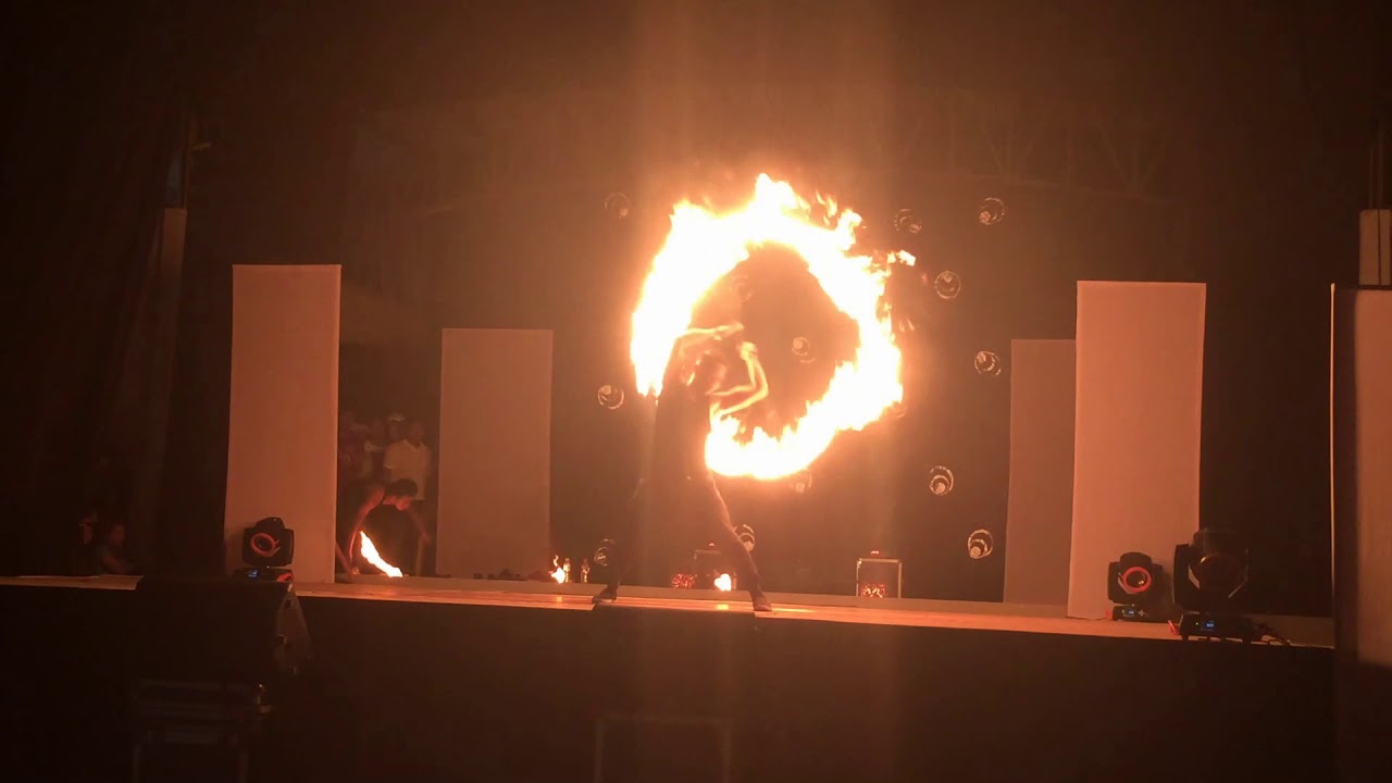 Girl Was On Fire! Fire Dance Gone Wrong