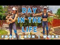 DAY IN THE LIFE | Realistic what I eat | Bristol harbour run