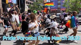 Pride Toronto 2022, Dyke Rally & Dyke March