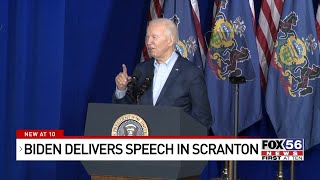 Biden tackles tax concerns in Scranton speech