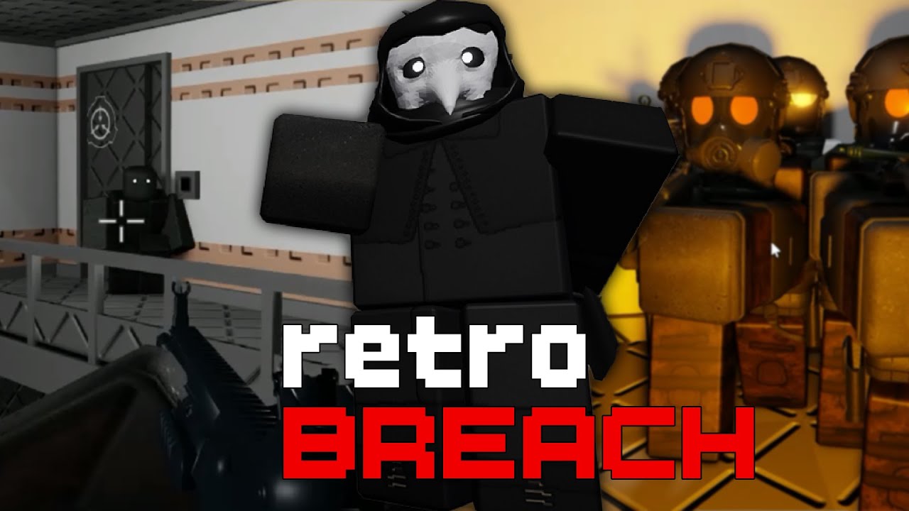 ROBLOX - Tentando SOBREVIER no SCP Retro Breach!