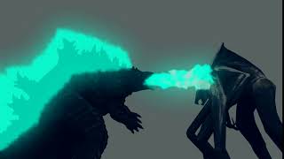 [Blender] Godzilla vs Female Muto After Effects Test