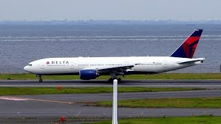 Delta Air Lines Boeing 777-200/ER approaches for Runway 34R / July 27, 2018 13:07-13:09 JST / Haneda