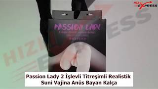 Pion Lady 2 İşlevli Reşimli Realistik Suni Vajina Anüs Bayan Kalça B1171