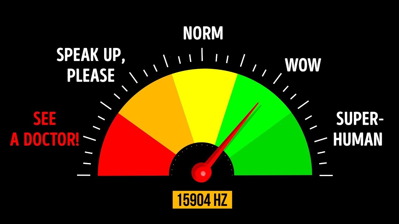 ⁣Cool Hearing Test: Are You a Superhuman?