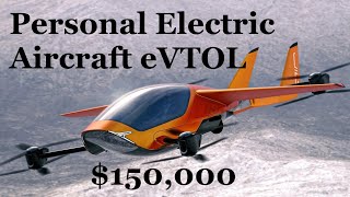 $150,000 Two Seater eVTOL Available For Pre-Order | Air One Electric Vertical Takeoff and Landing