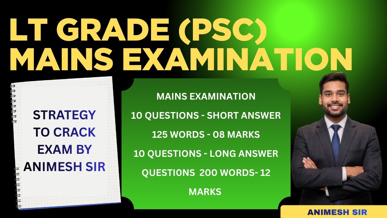 LT Grade Main Examination Syllabus & Paper Pattern 2026