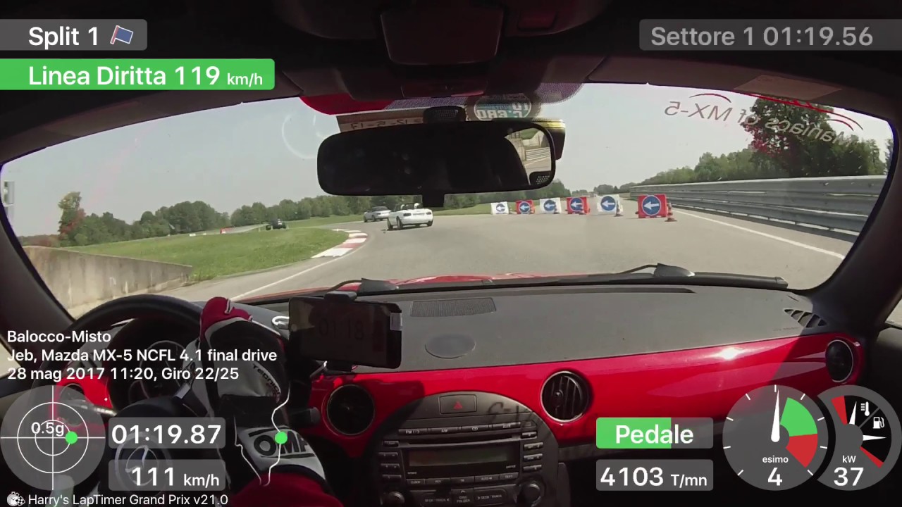 MX5 1.8 Balocco Alfa Track 3/3 - YouTube