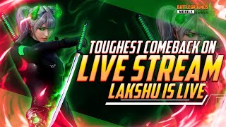 GIVEAWAY ON 2K SUBSCRIBERS'🔥| BGMI LIVE  WITH LAKSHU❤| #bgmilive  #bgmi#rankpush #scout