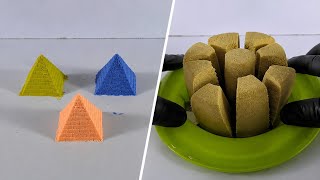 Kinetic Sand ASMR That Feels So Satisfying 🌈 | Relaxing Cutting Sounds screenshot 4