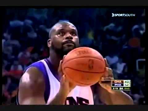 Shaquille O'Neal ! funny free throws