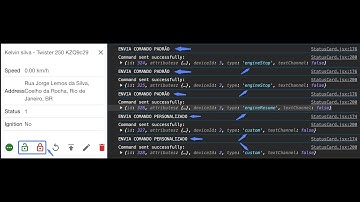 Traccar Custom Commands Stop and Resume Engine buttons
