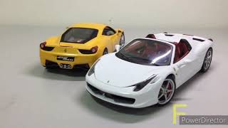 Ferrari 458 spider 1:18 model car YouTube
