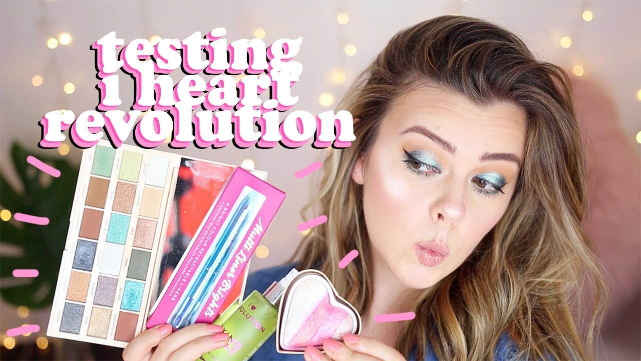 AVERAGE GIRL TRIES I HEART REVOLUTION - TESTING + FIRST IMPRESSIONS | LUCY WOOD
